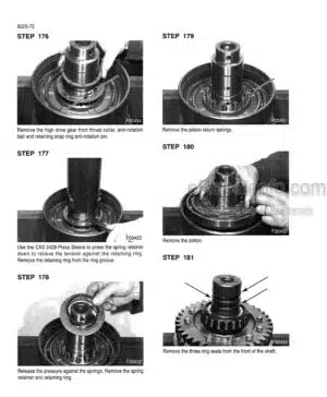 Photo 2 - Case 9350 Service Manual Tractor 8-83372R0