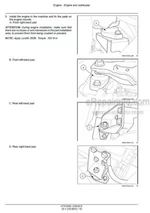 Photo 8 - Case A8000 A8800 Service Manual Cane Harvester 47781638A