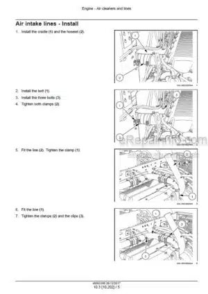 Photo 2 - Case A8000 A8800 Service Manual Sugar Cane Harvester 48063380