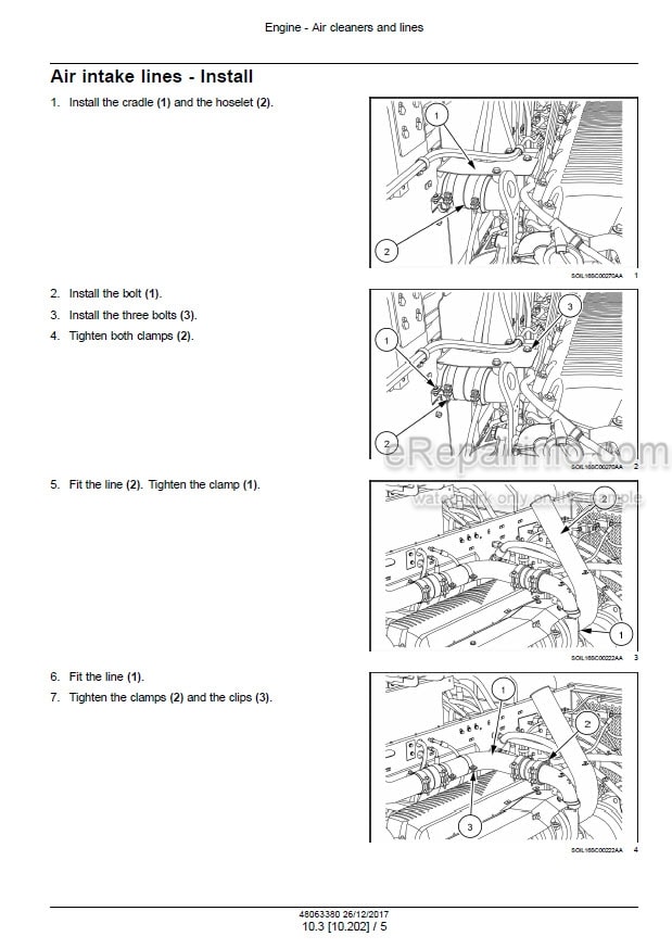 Photo 1 - Case A8000 A8800 Service Manual Sugar Cane Harvester 48063380