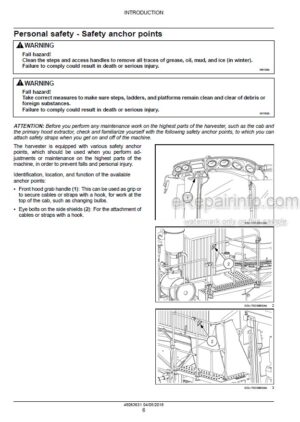 Photo 10 - Case A8810MR Service Manual Cane Harvester 48063631