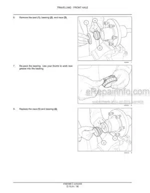 Photo 6 - Case ATX700 Repair Manual Air Drill 87657969