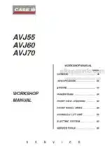 Photo 5 - Case AVJ55 AVJ60 AVJ70 Workshop Manual Tractor 7-74570