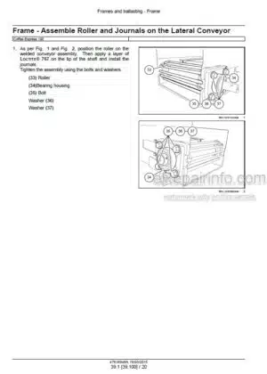 Photo 10 - Case CE100 Service Manual Coffee Express Harvester 47618948A