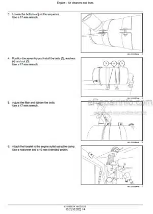 Photo 6 - Case CE200 Service Manual Coffee Express Harvester 47618957A