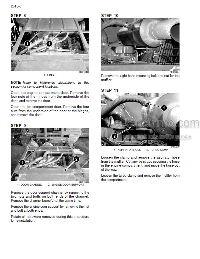 Photo 1 - Case CPX420 Cotton Express Service Manual Cotton Picker 87601348