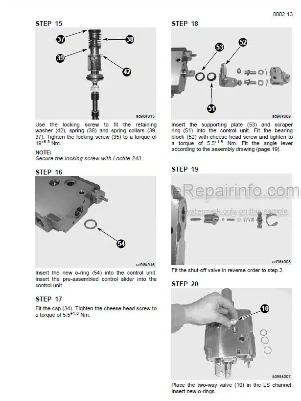 Photo 1 - Case CS110 CS120 CS130 CS150 Service Manual Tractor 7-96890