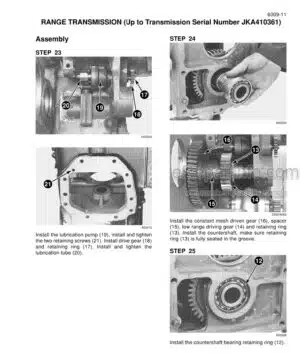 Photo 8 - Case C50 C60 C70 C80 C90 C100 Service Manual Tractor 7-70900R0