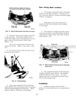 Photo 10 - Case D188 Service Manual Engine GSS1322F