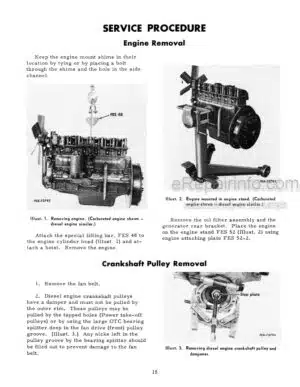 Photo 12 - Case D236 D282 D301 Service Manual Engine GSS1036E