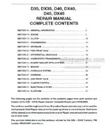 Photo 4 - Case D35 DX35 D40 DX40 D45 DX45 Repair Manual Tractor 87622993