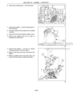 Photo 4 - Case D35 DX35 D40 DX40 D45 DX45 Repair Manual Tractor 87622993
