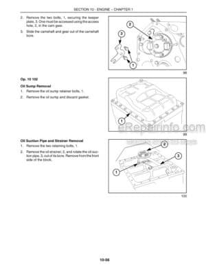 Photo 3 - Case D35 DX35 D40 DX40 D45 DX45 Service Manual Tractor 86619355