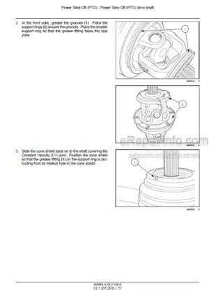 Photo 3 - Case DC102 Service Manual Disc Mower Conditioner 48068914