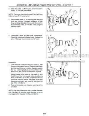 Photo 7 - Case DC132 Service Manual Disc Mower Conditioner 84207370