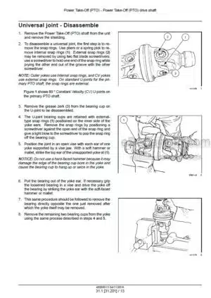 Photo 5 - Case DC92 Service Manual Disc Mower Conditioner 48068913