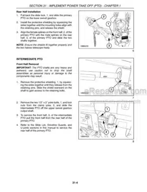 Photo 12 - Case DCX161 Repair Manual Disc Mower Conditioner 86630603