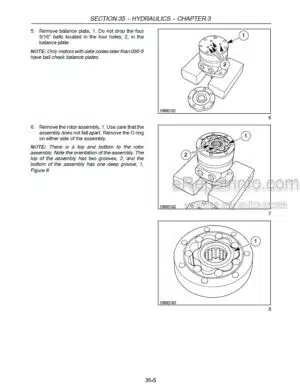 Photo 1 - Case DHX182 DHX212 DHX252 DHX302 DHX362 Repair Manual Draper Header 87032609