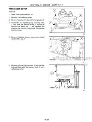 Photo 2 - Case DX29 DX33 Repair Manual Tractor 87059223