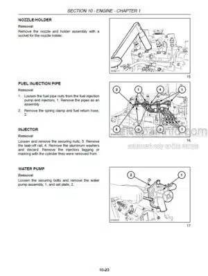 Photo 4 - Case DX48 DX55 Repair Manual Tractor 87367132