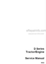 Photo 4 - Case D DC DO Series Service Manual Tractor Engine 5632