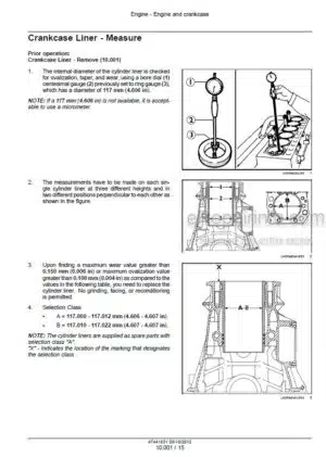 Photo 9 - Case F2CFA614B F2CFA614C Service Manual Engine 47441631