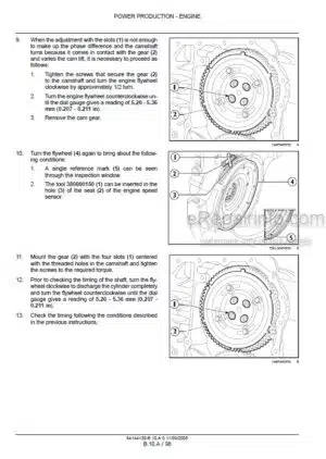 Photo 5 - Case F3BE0684G F3BE0684H F3CE0684A F3CE0684B Repair Manual Engine 84144130R0