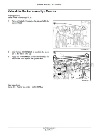 Photo 10 - Case F3BFE613A F3BFE613B F3BFE613C F3BFE613D F3BFE613E Tier 4A Service Manual Engine 84473731