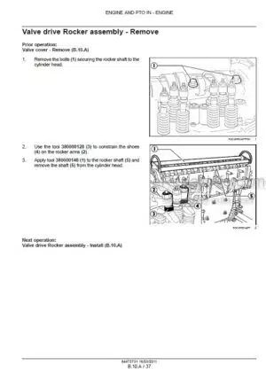 Photo 8 - Case F3BFE613A F3BFE613B F3BFE613C F3BFE613D F3BFE613E Tier 4A Service Manual Engine 84473731