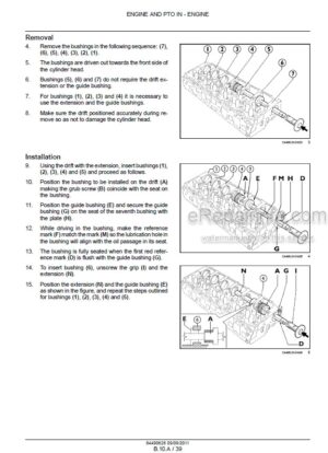 Photo 7 - Case 4894 Service Manual Tractor 8-25520R0