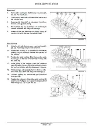 Photo 7 - Case F3DE3684A F3DE3684B F3DFA613A F3DFA613B Tier 4A Service Manual Engine 84490628