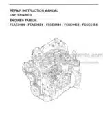 Photo 4 - CNH F5AE9484 F5AE9454 F5CE9484 F5CE9454 F5CE5454 Repair Instruction Manual Engine 87736548A
