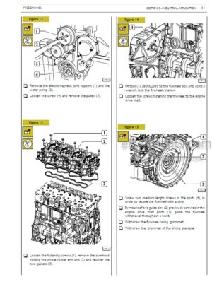 Photo 14 - CNH F5AE9484 F5AE9454 F5CE9484 F5CE9454 F5CE5454 Repair Instruction Manual Engine 87736548A