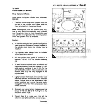 Photo 3 - Case G4.0T Service Manual 4 Cylinder Engine 7-71721R0