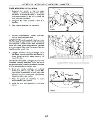 Photo 8 - Case DX18E DX22E DX24E DX25E Repair Manual Tractor 87352316