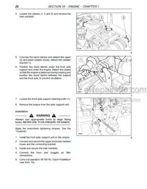 Photo 8 - Case JX95 Straddle Mount Repair Manual Tractor 87519319