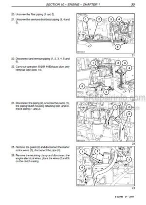 Photo 8 - Case F544 Service Manual Tractor Chassis GSS1396