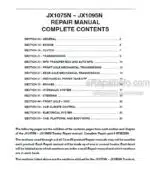 Photo 4 - Case JX1075N JX1095N Repair Manual Tractor 87352289