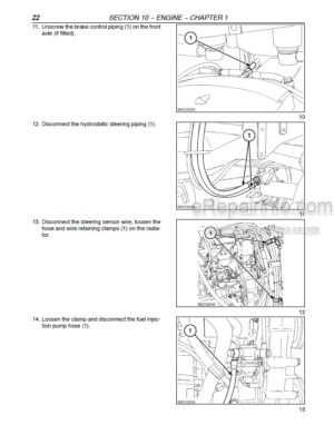 Photo 7 - Case JX1075N JX1095N Repair Manual Tractor 87352289