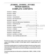 Photo 5 - Case JX1080U JX1090U JX1100U Repair Manual Tractor 87054727