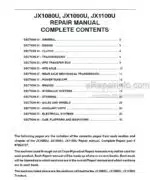 Photo 5 - Case JX1080U JX1090U JX1100U Repair Manual Tractor 87054727
