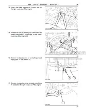 Photo 7 - Case LBX322P LBX322R LBX322S LBX322P LBX332R LBX332R LBX422R LBX422S LBX432R LBX432S Repair Manual Square Baler 87585549