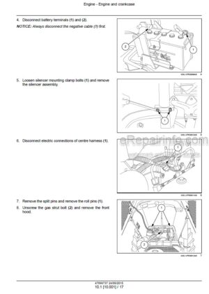 Photo 7 - Case DCX131 Repair Manual Disc Mower Conditioner 86630601