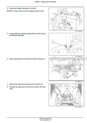 Photo 7 - Case L103 L104 L105 L106 L107 L108 L795 Service Manual Farm Loader 60034449