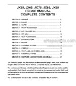 Photo 4 - Case JX35T JX40T JX45T Service Manual Tractor 47899739