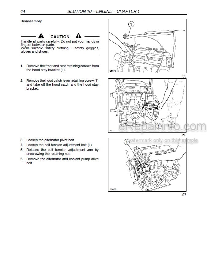 Photo 1 - Case JX35T JX40T JX45T Service Manual Tractor 47899739