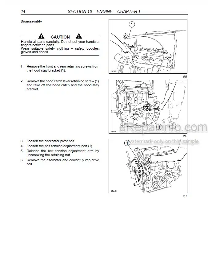 Photo 1 - Case JX35T JX40T JX45T Service Manual Tractor 47899739
