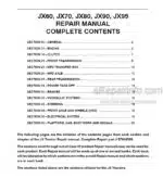 Photo 4 - Case JX60 JX70 JX80 JX90 JX95 Repair Manual Tractor 87649366