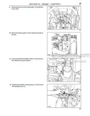 Photo 7 - Case JX60 JX70 JX80 JX90 JX95 Repair Manual Tractor 87649366