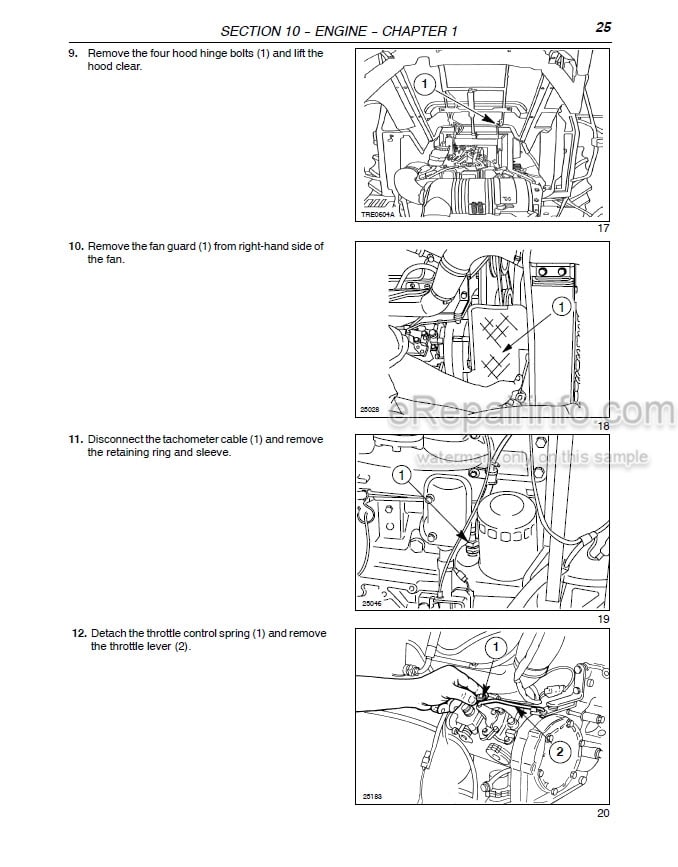 Photo 1 - Case JX60 JX70 JX80 JX90 JX95 Repair Manual Tractor 87649366